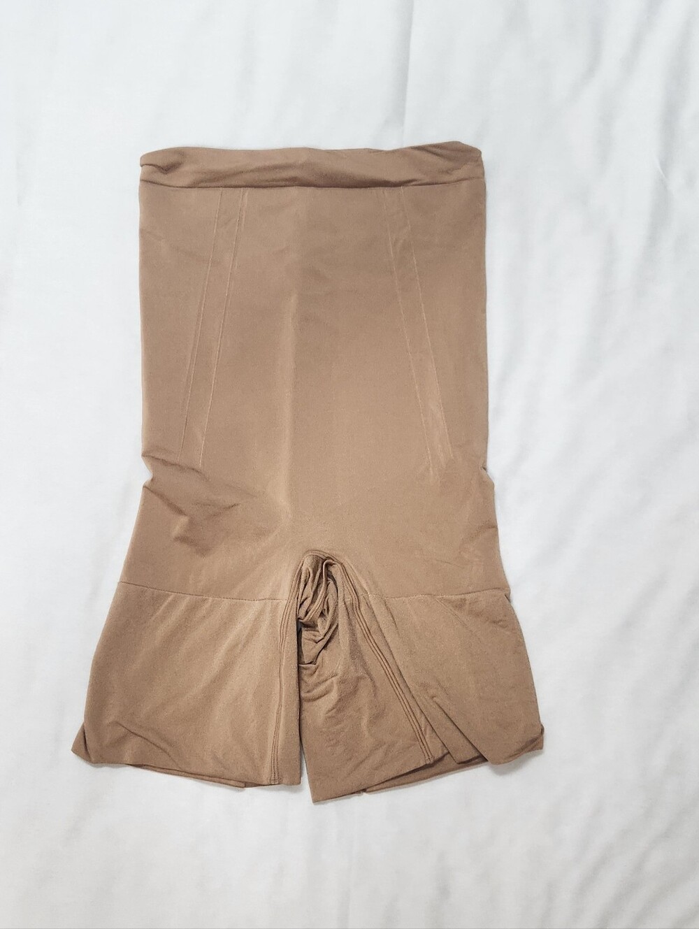 SPANX High-Waist Shaping Shorts in Brown